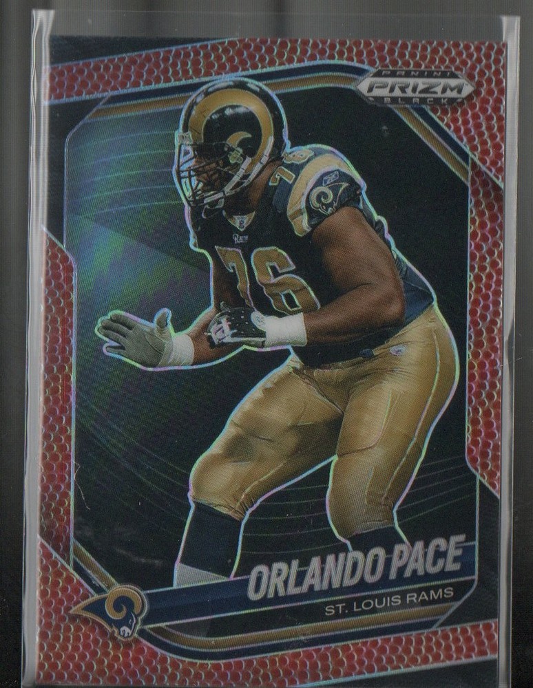 2025 Panini Prizm Black #141 Orlando Pace Prizms Football #/225