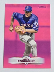2025 Topps Stadium Club Alex Rodriguez #130 Pink Fat Pack Exclusive