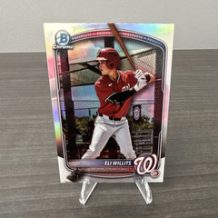 2025 Bowman Draft Chrome Prospect Eli Willits Nationals BDC-1 *Image Variation*