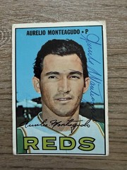 Aurelio Monteagudo autographed 1967 Topps baseball card #453