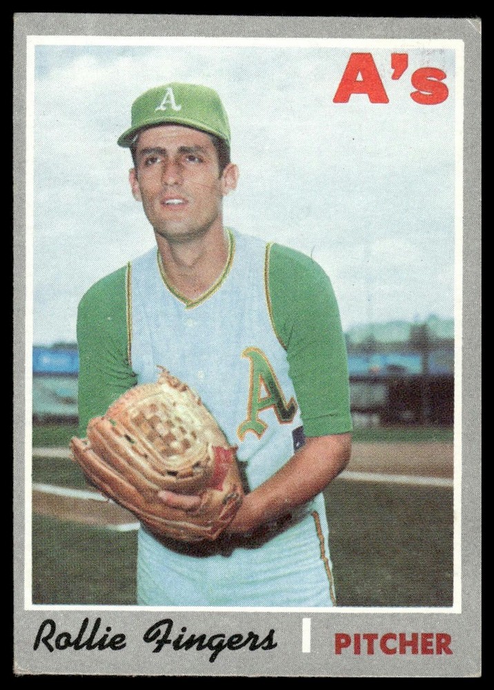1970 Topps Rollie Fingers #502 Oakland Athletics – Very Good
