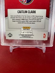 2024 Panini WNBA #CCROY-A ☄️Caitlin Clark Rookie Card T.C.T. Graded Gem Mint 10