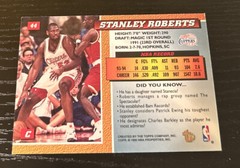 1994-95 Topps Embossed Stanley Roberts Golden Idols