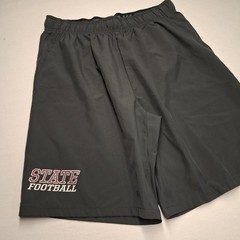 Nike State Football Nike Dri-Fit Athletic Practice Shorts Men&rsquo;s Black/Dark Gray