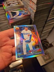 2026 Topps Chrome Yoshinobu Yamamoto 75 Years Of Baseball Refractor LA Dodgers