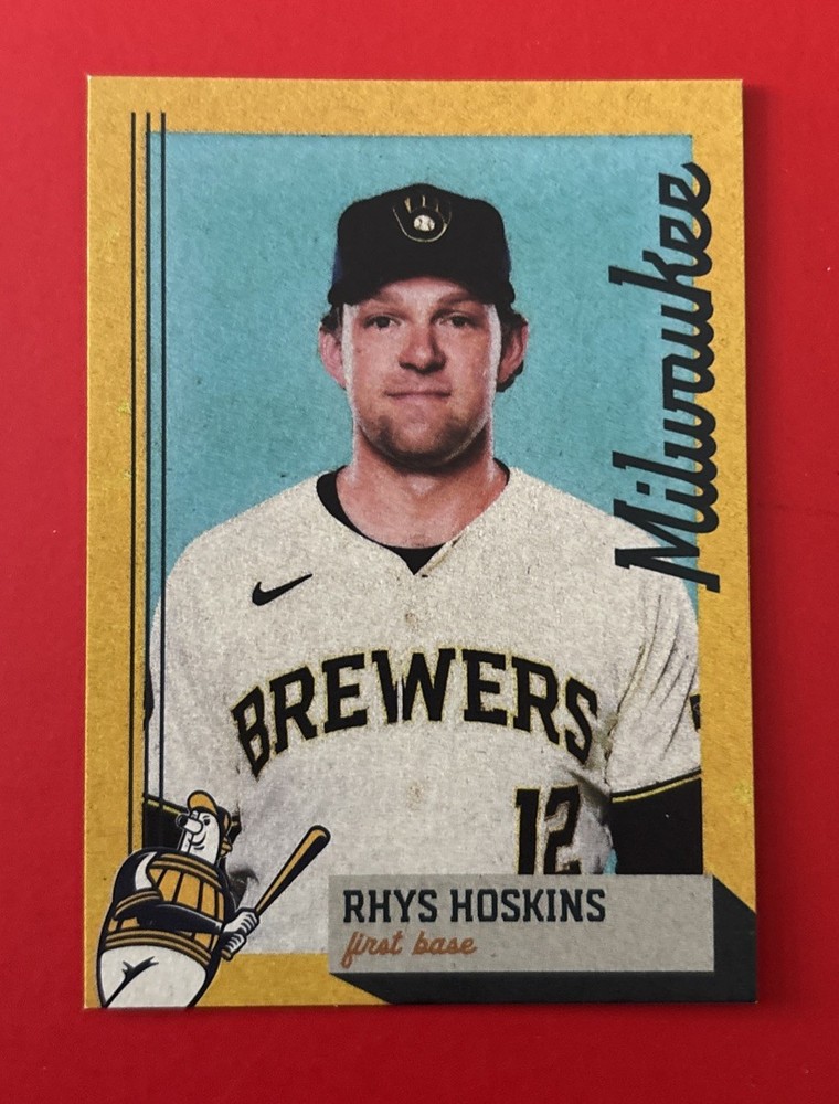 2024 MILWAUKEE BREWERS RHYS HOSKINS Regional Police Safety Baseball Card