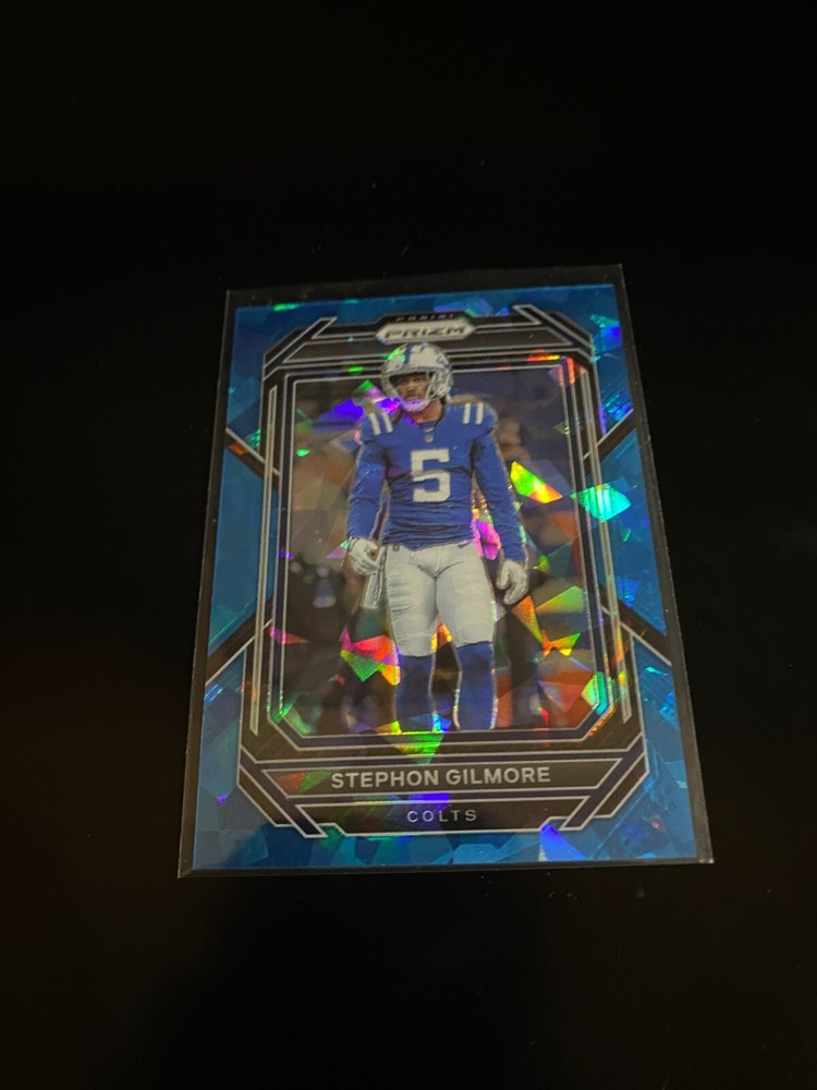 Stephon Gilmore 2022 Panini Prizm Blue Ice Prizm /99 Colts 128