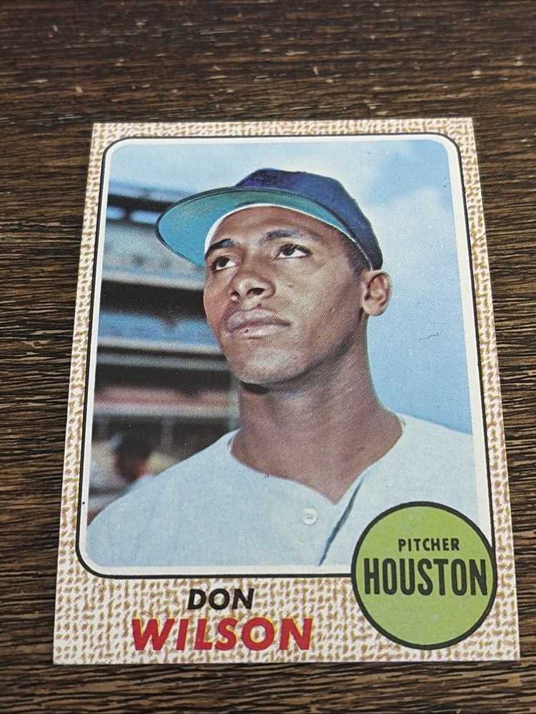 1968 TOPPS DON WILSON #77 RC ROOKIE ASTROS EX-MT OR BETTER