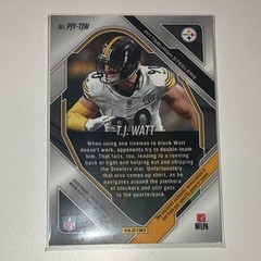 Panini 2023 Prizm Football Premier Jerseys PJY-TJW T.J. Watt Steelers