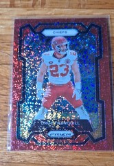 2023 Panini Prizm – Drue Tranquill #156 Red Sparkle Prizm