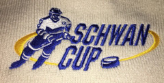 Brand New VINTAGE SCHWAN CUP Ice Hockey stocking cap stitched graphics L@@K