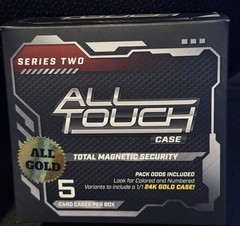 ALL TOUCH CARD CASES 180pt. Series 2. 2 Boxes With 5 Cases Per Box