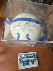 John Mackey Mini Helmet: Playoff Jersey Super Bowl V (12/49)