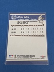 2004 Fleer Tradition #255 Adrian Beltre Los Angeles Dodgers BASEBALL Card 6B