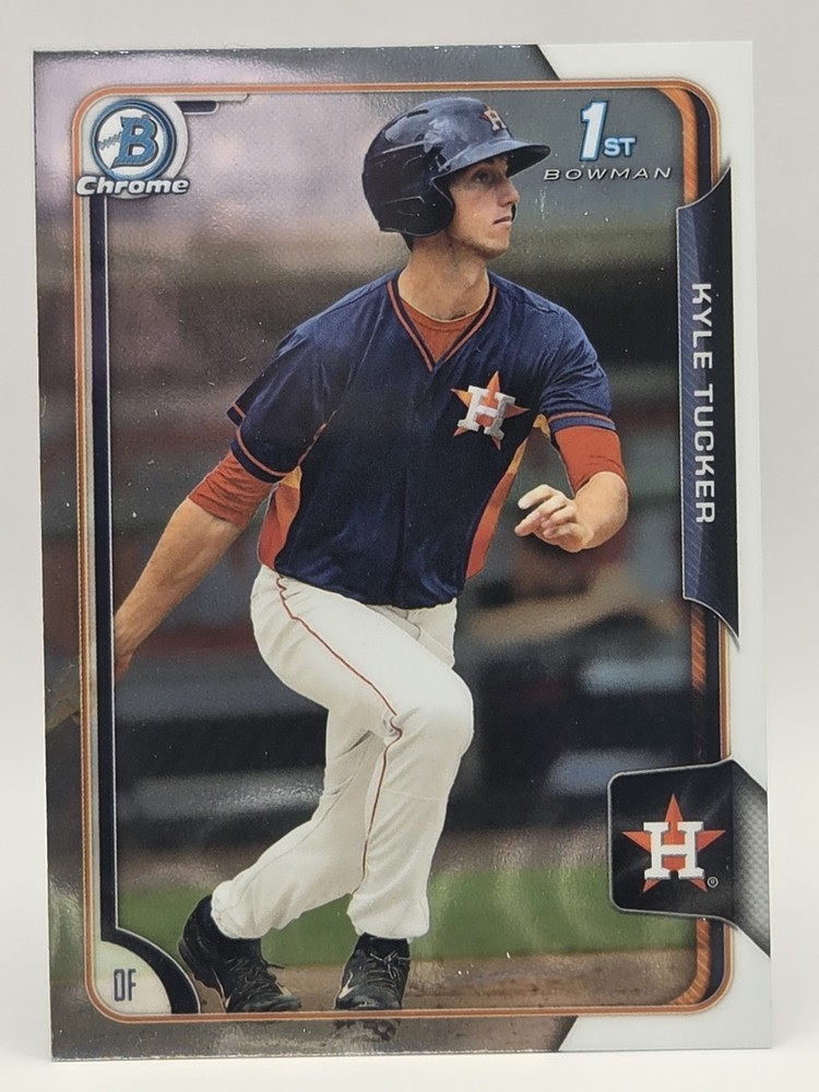 2015 Bowman Draft – Chrome Kyle Tucker #75 (RC) Houston Astros 1st Bowman