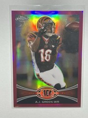 2012 Topps Chrome BCA Pink Refractor /399 AJ Green #85