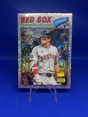 2026 Topps Heritage #86 ROMAN ANTHONY RC Rookie Chrome Silver Sparkle SP RED SOX