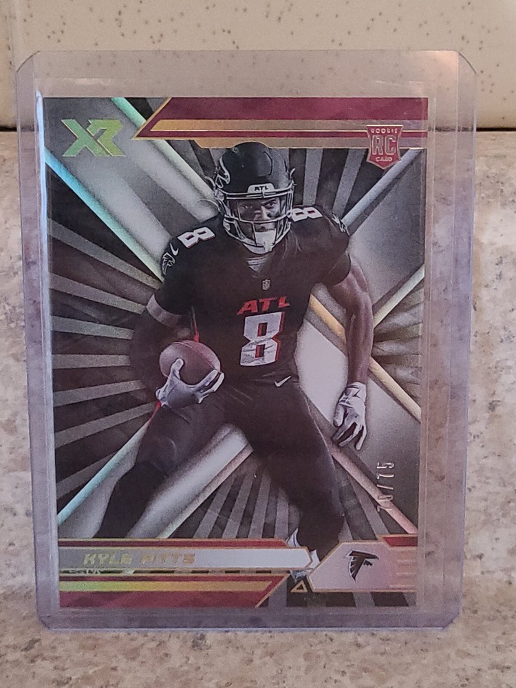 2021 Panini XR Football Kyle Pitts Rookie White Parallel 70/75 RC Falcons