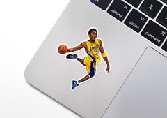 Kobe Bryant Los Angeles Lakers Basketball Glossy Sticker Vinyl Laminate