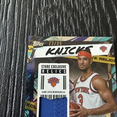 2025-26 Topps – store exclusive Relics Josh Hart #SST-JH (MEM) 72/99