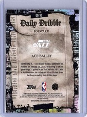 2025-26 Topps #DD-35 Ace Bailey The Daily Dribble