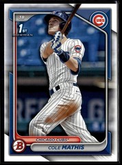 2024 Bowman Draft #BD-81 Cole Mathis 1st Paper RC Lot of 25