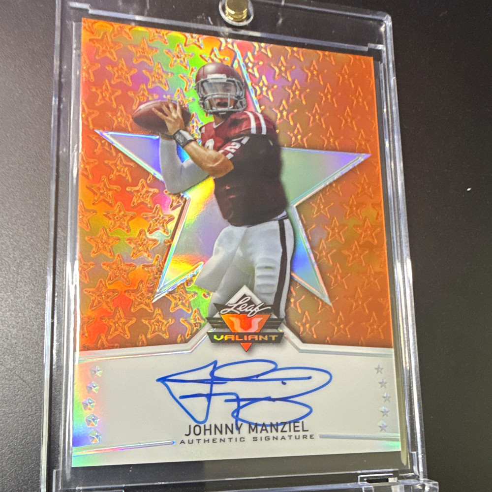 Leaf 2014 Valiant Johnny Manziel Hard Signed Auto BA-JM2 Serial #29/50