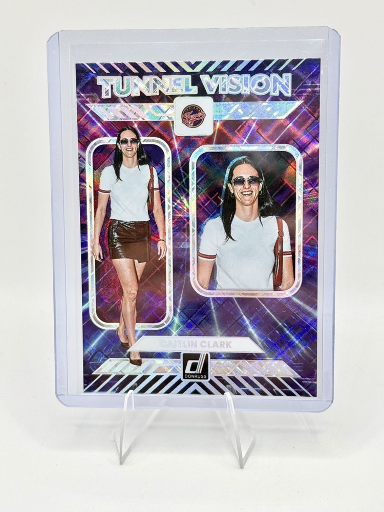 2025 Panini Donruss WNBA Caitlin Clark Tunnel Vision Diamond #1 Fever