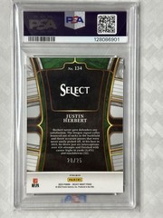 PSA 10 Pop 1 /25 – 2023 Select DP Justin Herbert Red Green Squares Field Level