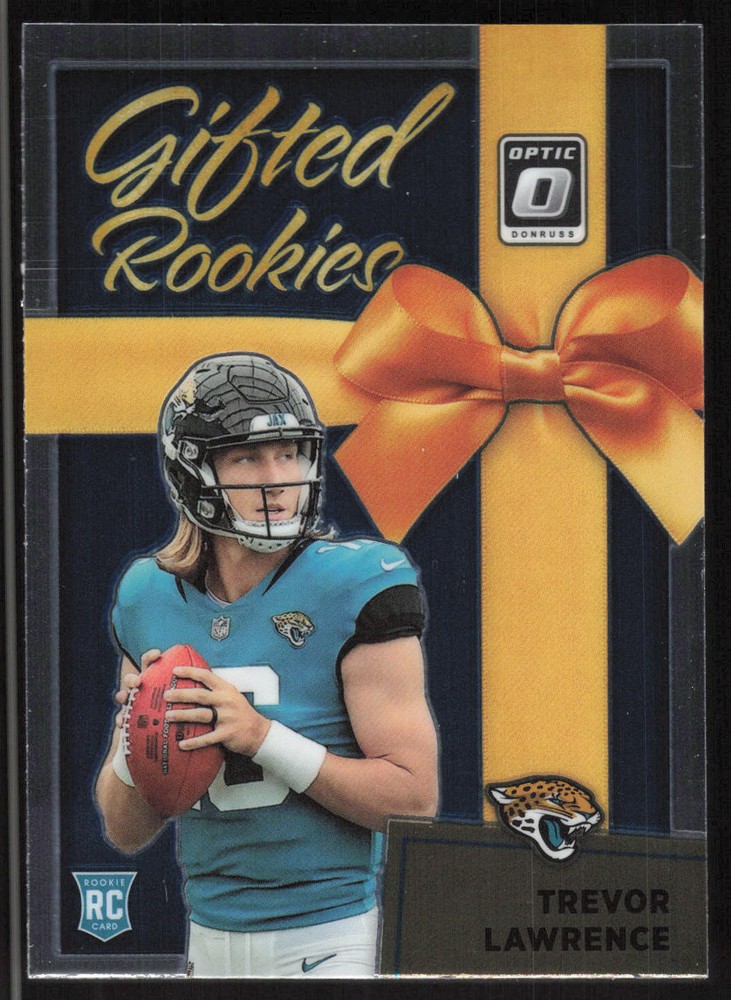 Trevor Lawrence, 2021 Donruss Optic, Gifted Rookies #GR-1, Jacksonville Jaguars