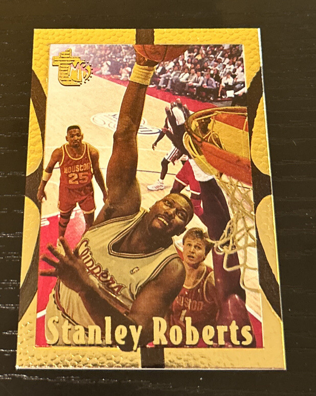 1994-95 Topps Embossed Stanley Roberts Golden Idols