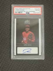 James Wood – 2024 Leaf Collective Black Shimmer Signature LA-JW2 – 2/5 – PSA 8