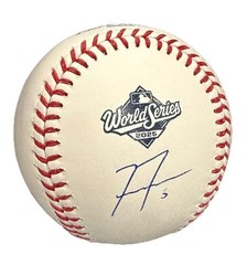 Freddie Freeman Dodgers Signed Autogrpahed 2025 World Series Baseball Fanatics
