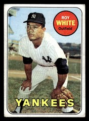 1969 Topps #25 Roy White – GD-VG *TedsCardShack*
