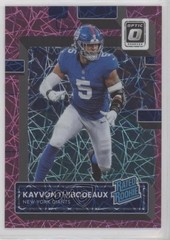2022 Donruss Optic Pink Velocity Prizm 36/79 Kayvon Thibodeaux Rookie RC 0us8