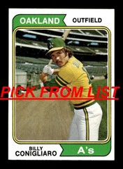 1974 Topps 447-660 EX/EX-MT Pick From List All PICTURED qq4