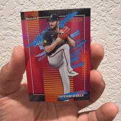 Topps Finest 2025 Chris Sale Atlanta Braves #137 Serial Numbered 226/250 MLB