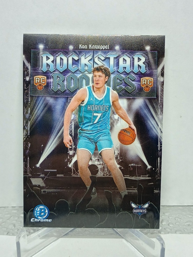 2025-26 Bowman Kon Knueppel Chrome Rockstar Rookies RC #RR-4 Hornets
