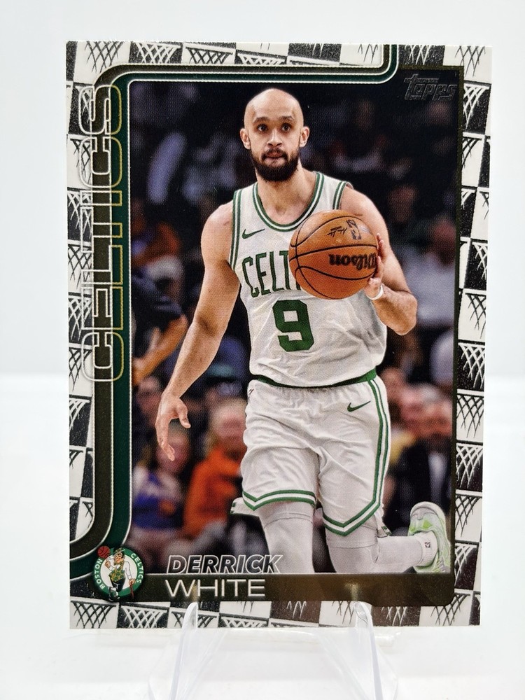 2025-26 Topps NBA Derrick White #6 Season Tip Off Parallel Boston Celtics
