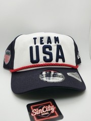 Team USA New Era 19Twenty The Golfer A Frame Rope Snapback Adjustable Hat Cap