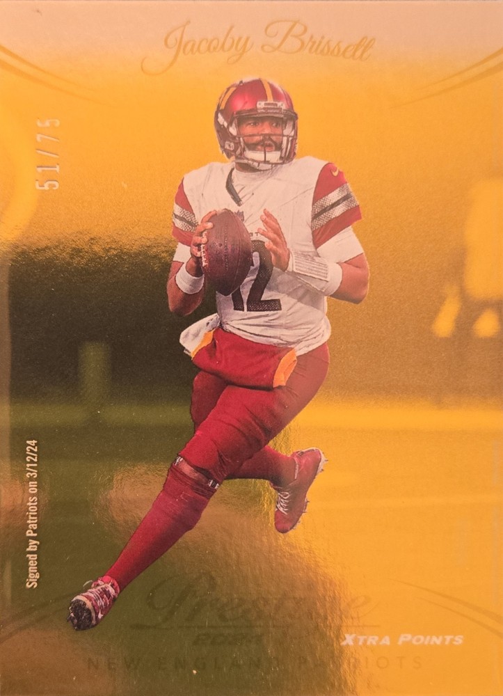 2024 Panini Prestige #200 Jacoby Brissett Gold Xtra Points