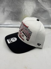 Louisville Cardinals NCAA &rsquo;47 Champs Off White TT Hitch Adjustable Snapback Hat