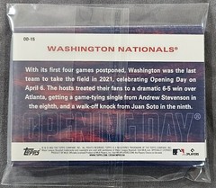 2022 Topps Opening Day 15 Card Opening Day Insert Set #1-15 Judge Ohtani