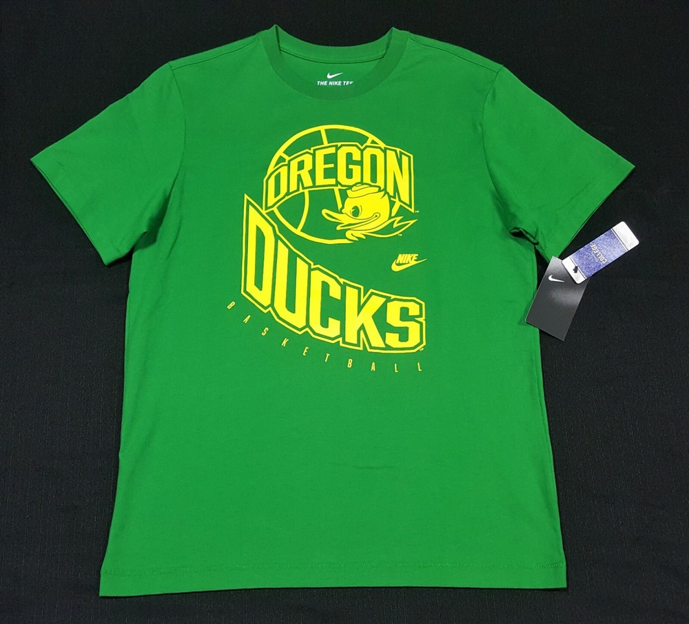 The Nike Tee Oregon Ducks College Basketball T shirt Standard size DC1652-377
