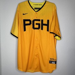 Nike Willie Stargell Pittsburgh Pirates City Connect Gold Jersey Men&rsquo;s X-Large