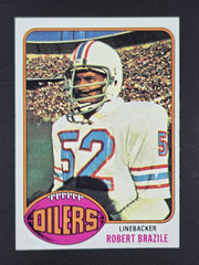 1976 Topps – Robert Brazile #424 (RC) Houston Oilers NFL LB