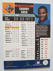 1999 Private Stock #18 Sammy Sosa
