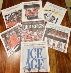 Chicago Blackhawks 2015 Stanley Cup Chicago Tribune Newspaper Collection Set 6