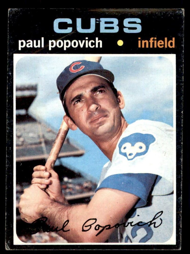 1971 Topps #726 Paul Popovich GD (Crease) JRI7