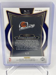 2025 Panini Select FOTL Blue Shimmer Kathryn Westbeld 1/7 First On Print